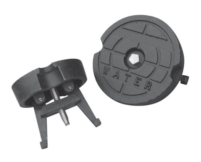 Locking Cast Iron Valve Box Lids For Water Main Valves Utility