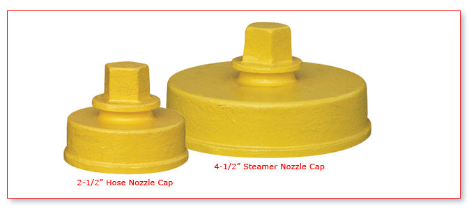 Universal Fire Hydrant Nozzle Caps with gaskets – Utility Technologies