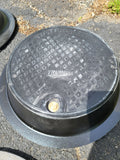 Ford Meter Box C53 Cover with Trumbull Composite Heavy Locking Lid with Bottom AMR Bracket