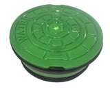 GREEN Non-Pop Polymer Valve Box Lid - Quiet, Secure, RF Capable
