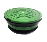 GREEN Non-Pop Polymer Valve Box Lid - Quiet, Secure, RF Capable