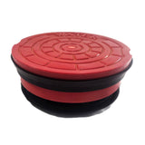RED Non-Pop Polymer Valve Box Lid - Quiet, Secure, Radio Device Capable