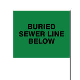 FlagShooter Marking Flags- 23" Plain, Preprinted, and Custom 1000 per box
