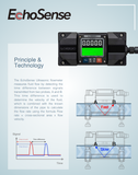 Lorric EchoSense Ultrasonic Clamp-on Flow Meter for 1/2" - 2" Pipe