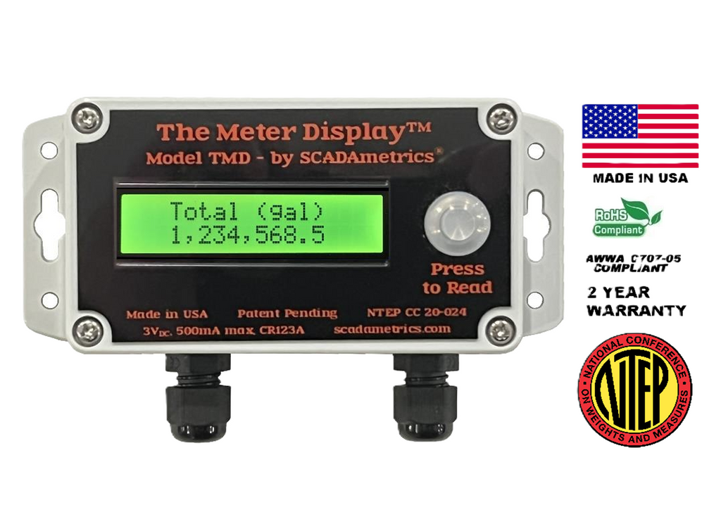 TMD Remote Encoder Meter display with Pass-through AMR/AMI – Utility ...