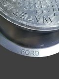 Ford Meter Box C53 Cover with Trumbull Composite Heavy Locking Lid with Bottom AMR Bracket