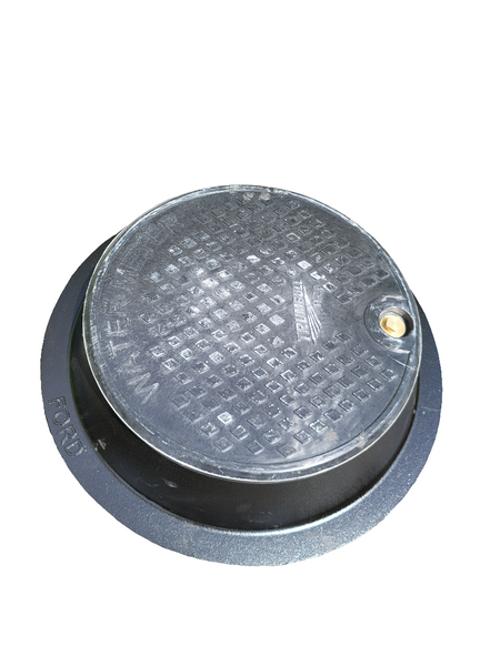 Ford Meter Box C53 Cover with Trumbull Composite Heavy Locking Lid