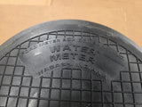 18" Ford C32P Cast Iron Water Meter Box Cover with 12" Polymer Lid