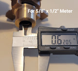 Yoke Expansion Connection/Wheel for Yoke Type Meter Setters