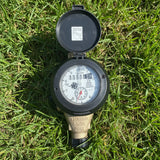 Zenner 5/8" x 3/4" multi-jet Water meter, US Gallon Local Read Register