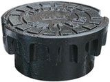 Cast Iron Valve Box Lids For Water Main Valves, Standard and  Locking Style