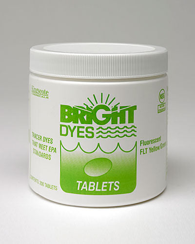 Bright Dyes - 101101 - Dye Tracer Tablet, fl Yellow/Green, Pk200
