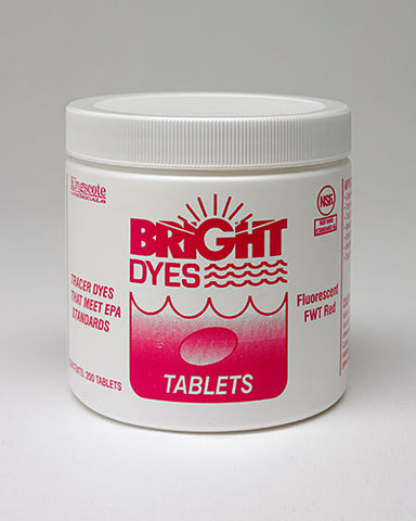 herbicide dye tablets FLT YELLOW/GREEN Tablets