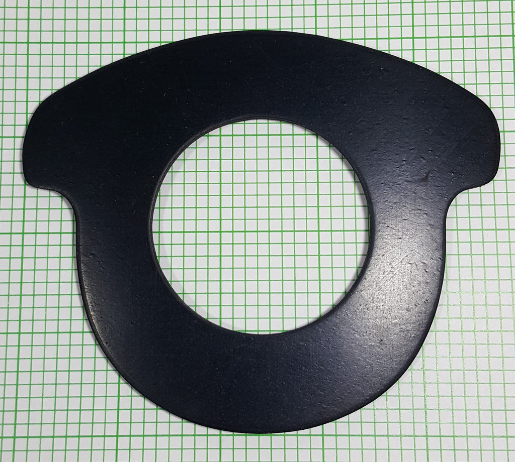 2" flanged water meter gasket, drop in style, EPDM Rubber, 1/8" or 1/1 Utility Technologies