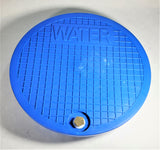 Nicor 12.5" Type C Water Meter Box Cover,  12-1/2" Polymer top Lid, fits 11.5" I.D. Ring