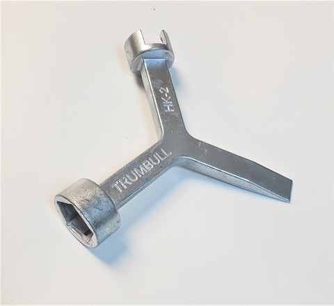Trumbull HK-2 Meter Box Key/Curb Key/Wrench, Std + Lg Pentagon Nut, Meter Valve Trumbull HK-2 Meter Box Key/Curb Key/Wrench, Std + Lg Pentagon Nut, Meter Valve