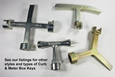 Meter Curb Box Key Wrench for Water Meter Pit Cover & Valve, Pentagon Nut, Lids Meter Curb Box Key Wrench for Water Meter Pit Cover & Valve, Pentagon Nut, Lids